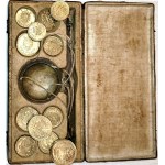 Antique Coin Scale for the "Doppia di Genova"—Excellent Condition—18th/19th Century. A rare and essential weighing instrument used by merchants and bankers to verify the authenticity and intrinsic value of the "Doppia di