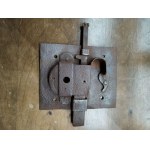 Set consisting of four hand-forged wrought-iron mortise locks