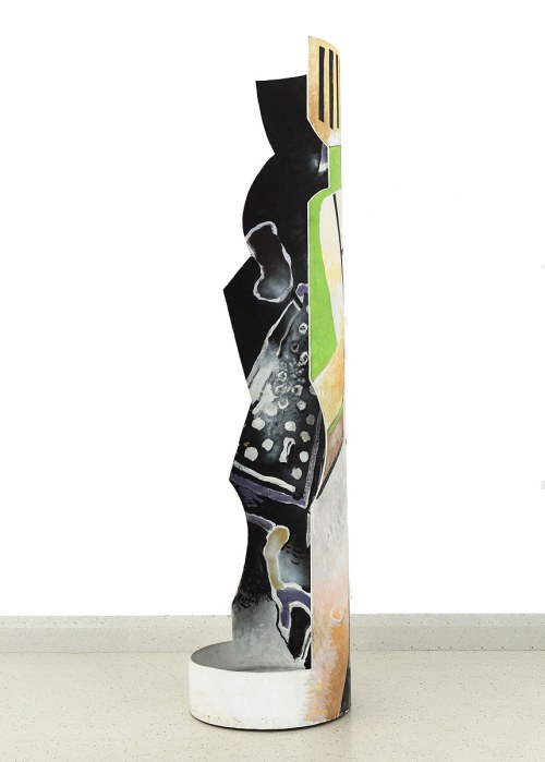 Wojciech Fangor (1922-2015), z cyklu Tuby życiośmiertne, 2003 (Słupy)