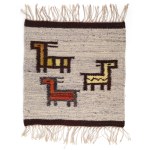 designed by Aleksandra MICHALAK LEWIŃSKA (b. 1927), "Sheep" Kilim