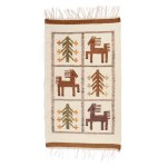 Designed by Krystyna SZCZEPANOWSKA-MIKLASZEWSKA (1912–1998), "Koniki" Kilim, Zakopane Model Workshops