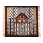 by Maria JANOWSKA (b. 1929), "Jastrzębia" Kilim