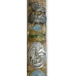 Highlander axe with badges