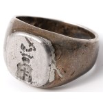 SEAL RING WITH THE COAT OF ARMS OF PRUSSIA, Poland, 19th century