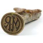 SEALING STAMP WITH A SILENCER, 19th/20th century