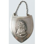 GORGET WITH THE VIRGIN OF OSTROBRAMA, Poland, Warsaw, Veritas, after 1963