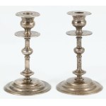 PAIR OF CANDLESTICKS, Poland, Warsaw, Fraget, ca. 1930