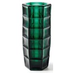 HEXAGONAL VASE, Poland, Dąbrowa Górnicza, Huta Ząbkowice, ca. 1975