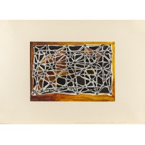 Halina Wrzeszczyńska (1929, Krotoszyn – 2018, Wrocław), “Asymmetry” from the series “Crystal Lattice,” 1967