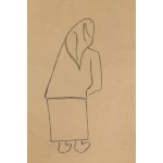 Władysław Strzemiński (1893 Mińsk Litewski - 1952 Łódź), Baba z cyklu Małorolni , 1950