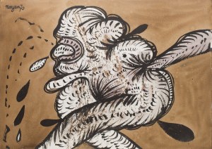 Pinchas Burstein \ Maryan (1927 Nowy Sącz - 1977 Nowy Jork), Bez tytułu, 1970