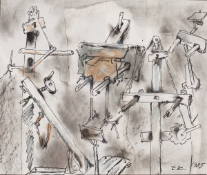 Tadeusz Kantor (1915 Wielopole Skrzyńskie - 1990 Kraków), Bez tytułu, 1985