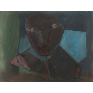 Stasys Eidrigevicius (b. 1949, Mediniskiai, Lithuania), Portrait, 1992