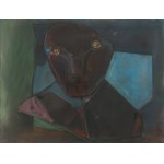Stasys Eidrigevicius (ur. 1949, Mediniszki na Litwie), Portret , 1992