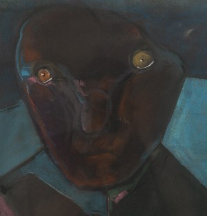 Stasys Eidrigevicius (ur. 1949, Mediniszki na Litwie), Portret , 1992