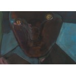 Stasys Eidrigevicius (b. 1949, Mediniskiai, Lithuania), Portrait, 1992