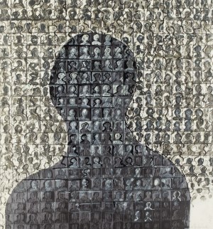 Józef Szajna (1922 Rzeszów - 2008 Warszawa), Kompozycja, 1988