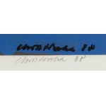 Halina Chrostowska (1929 Warszawa - 1990 Warszawa), Postać czerwona, 1988