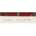 Halina Chrostowska (1929 Warszawa - 1990 Warszawa), Postać czerwona, 1988