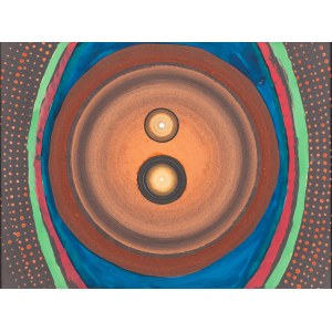 Bronisław Kierzkowski (1924, Łódź – 1993, Warsaw), Orange Composition, 1976