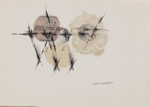 Arika Madeyska (1928 Warszawa - 2004 Paryż), Kolaż z koronką