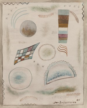 Jan Aniserowicz (1929 - 2007 ), Bez tytułu, 1985