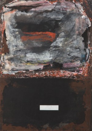 Andrzej S. Kowalski (1930 Sosnowiec - 2004 Katowice), Bez tytułu, 1963