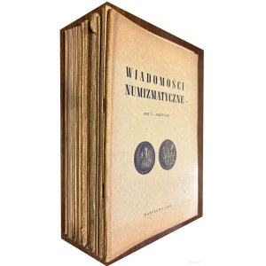 Polish publications, a set of 17 issues of *Wiadomości Numizmatyczne*