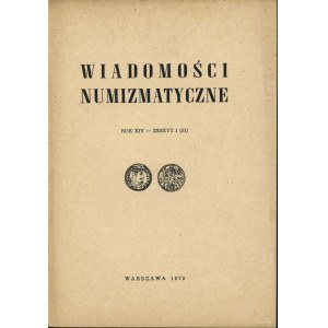 Polish publications, a set of 16 issues of *Wiadomości Numizmatyczne*