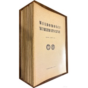 Polish publications, a set of 16 issues of *Wiadomości Numizmatyczne*