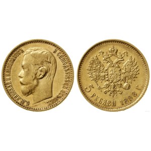 Russia, 5 rubles, 1898 AG, St. Petersburg