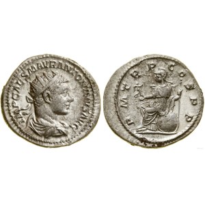 Roman Empire, denarius, 218, Rome