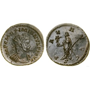 Roman Empire, Antoninianus copper coin, Lugdunum