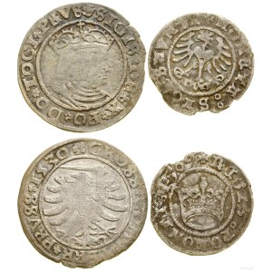 Polska, zestaw: grosz 1530 Toruń, półgrosz 1509 Kraków