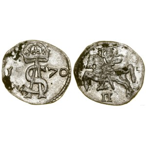 Poland, 2 denars, 1570, Vilnius