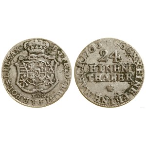Poland, 1/24 thaler (grosz), 1763 EDC, Leipzig
