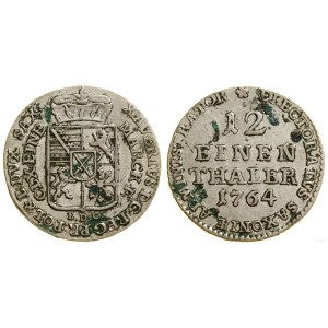 Poland, 1/12 thaler (two groszy), 1765 EDC, Dresden