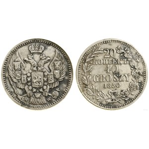 Poland, 20 kopecks = 40 groszy, 1,850 MW, Warsaw