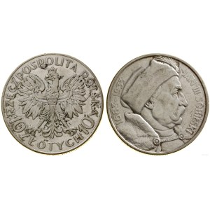 Poland, 10 zlotych, 1933, Warsaw