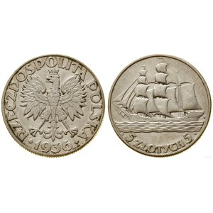 Poland, 5 zlotych, 1936, Warsaw