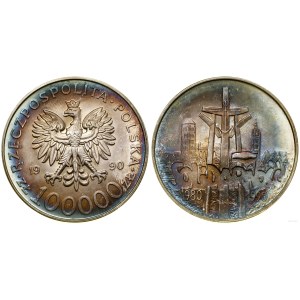 Poland, 100,000 zloty, 1990, USA