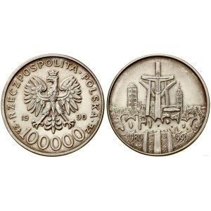 Poland, 100,000 zloty, 1990, USA