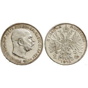 Austria, 2 korony, 1913, Wiedeń