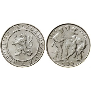 Czechoslovakia, 100 korunas, 1955, Kremnica