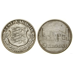 Estonia, 2 kroons, 1930, Tallinn