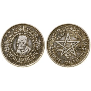 Maroko, 500 franków, 1956, Paryż
