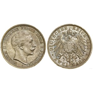 Germany, 2 marks, 1911 A, Berlin