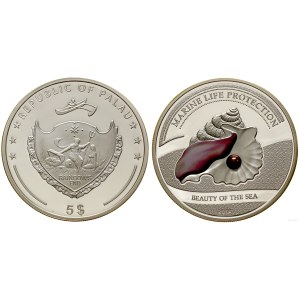 Palau, $5, 2014