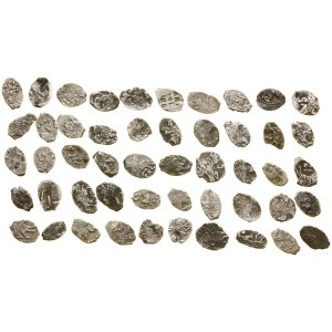 Rosja, zestaw: 50 x kopiejka, 1689-1725, Kadaszewski Dwór i Moskwa