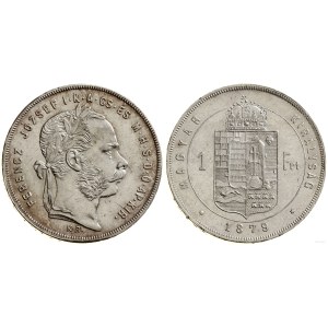 Hungary, 1 forint, 1879 KB, Kremnica
